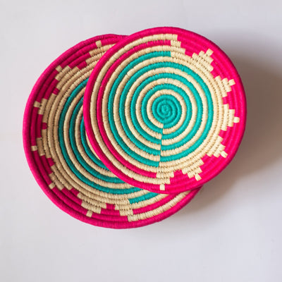 Assorted Sabai Handwoven Grass Baskets- Combo H-Sabai-House of Ekam