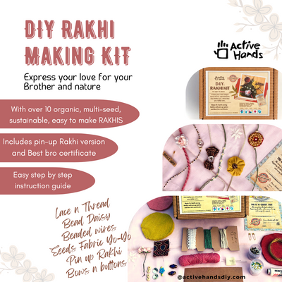 D.I.Y. Rakhi Kit Eco Handmade Festive Gift-DIY Kit-House of Ekam