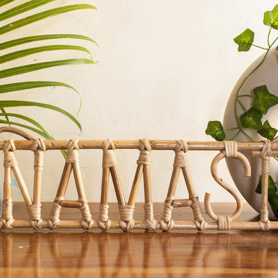 Namaste Rattan Wall Art Quote-Quotes-House of Ekam
