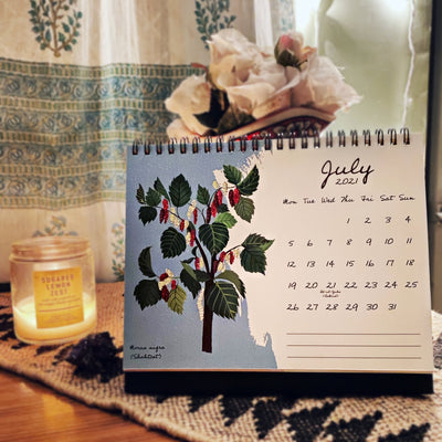 The Botanist’s Desk Calendar 2021-calendar-House of Ekam