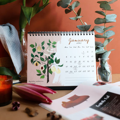 The Botanist’s Desk Calendar 2021-calendar-House of Ekam