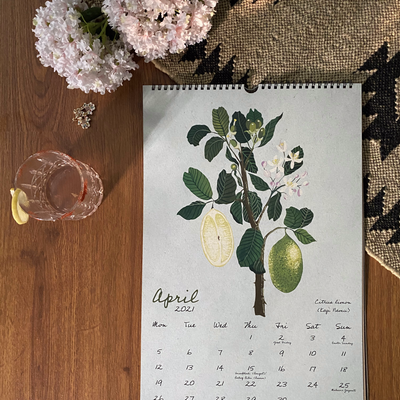 The Botanist’s Wall Calendar 2021-calendar-House of Ekam